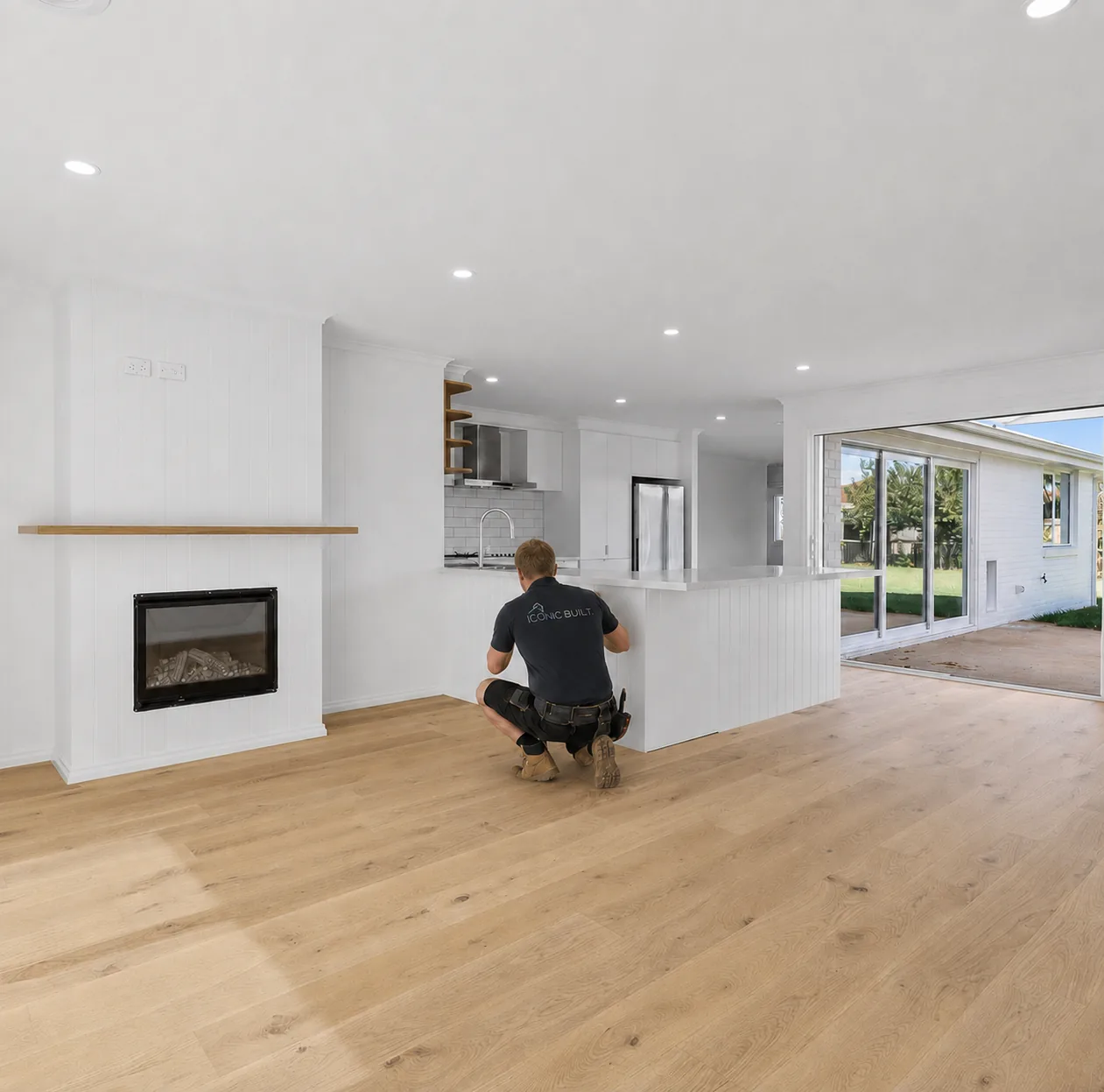 Mick on site during a Geelong renovation